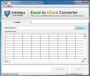 Excel to vCard Converter Crack Free