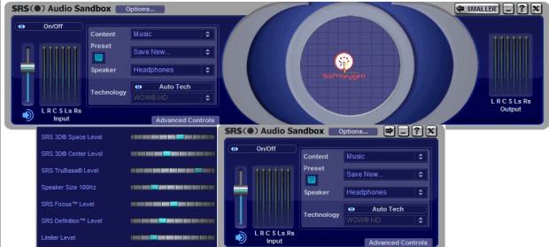 SRS Audio SandBox free-ink