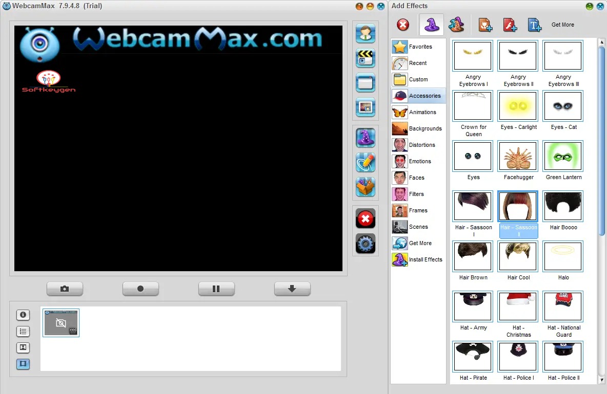 WebcamMax free-ink